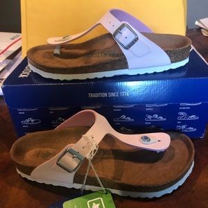 Birkenstock Gizeh vegan pink Sandals New